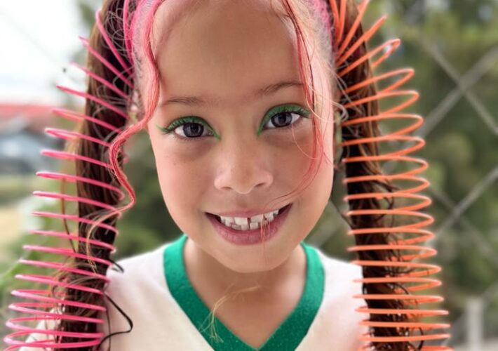 cabelo maluco com trança