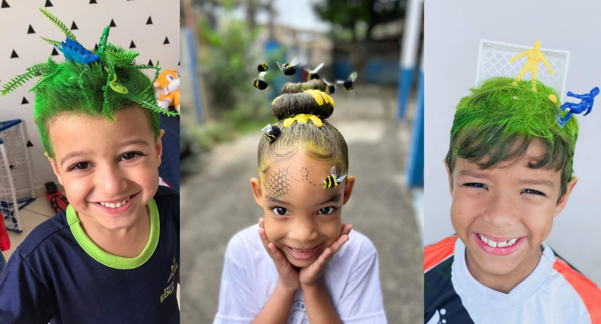 ideias de cabelo maluco para meninas passo a passo