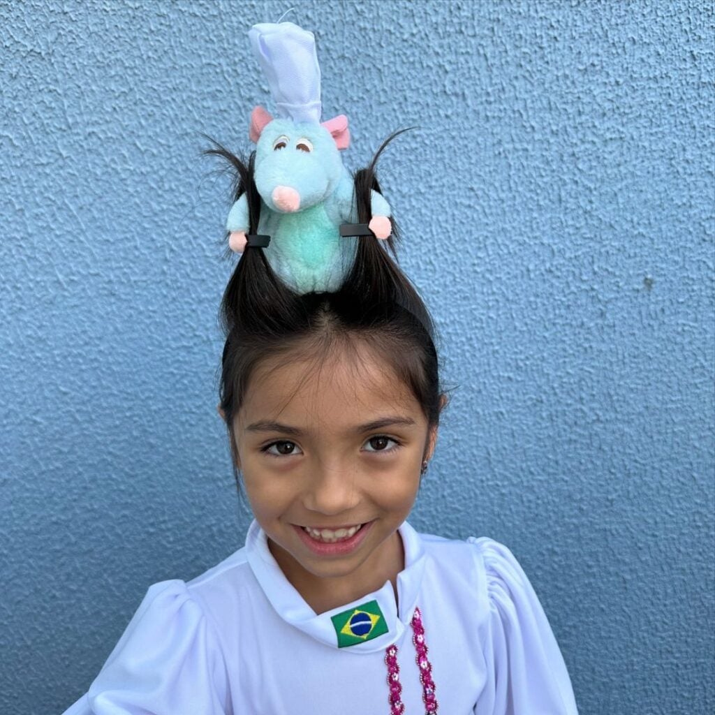 ideias de cabelo maluco para meninas