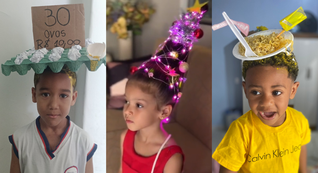 ideias de cabelo maluco para meninas