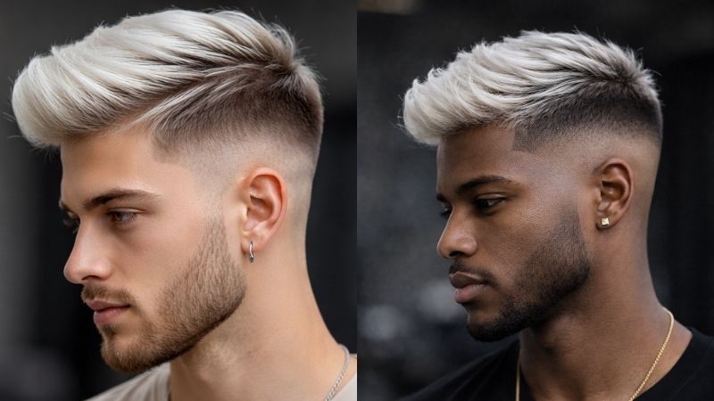 erros comuns ao platinar cabelo masculino