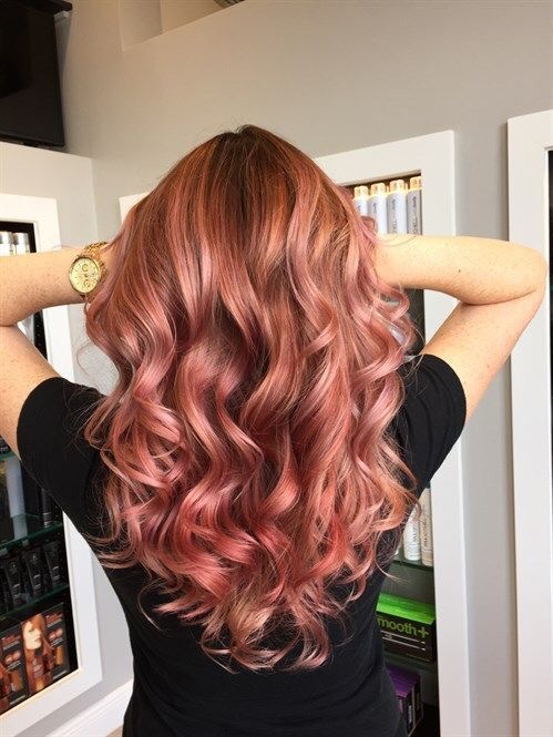 quanto custa pintar o cabelo de rose gold em salão