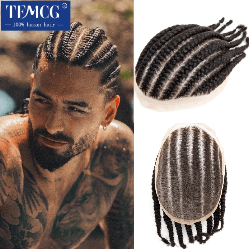 trança masculina vs cabelo natural