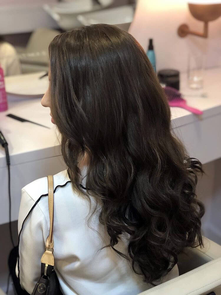 cabelos com babyliss