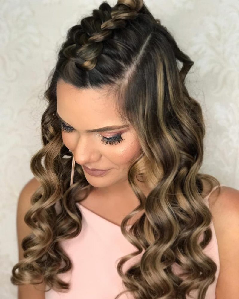 penteados com babyliss para eventos