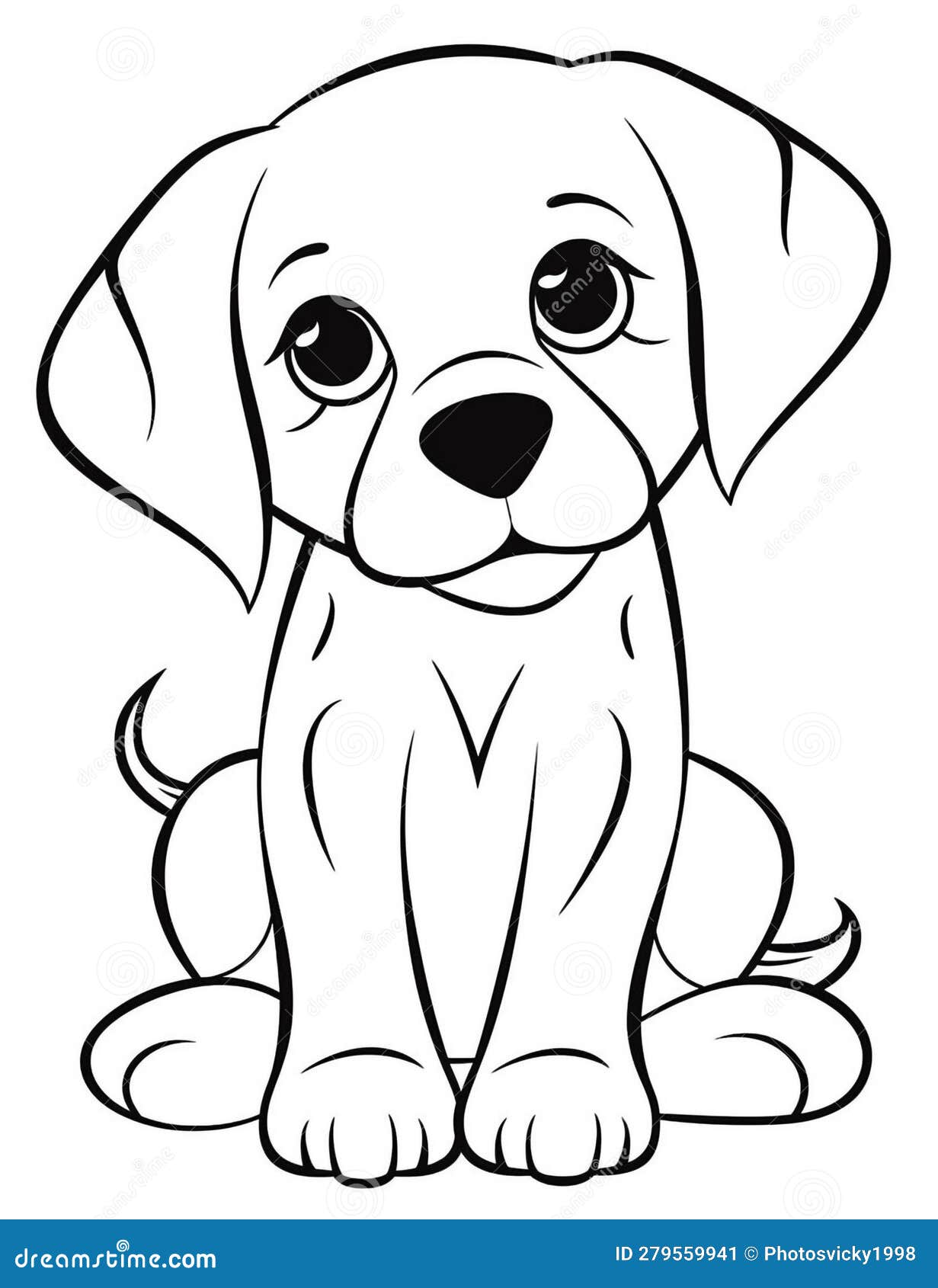 cachorro para pintar