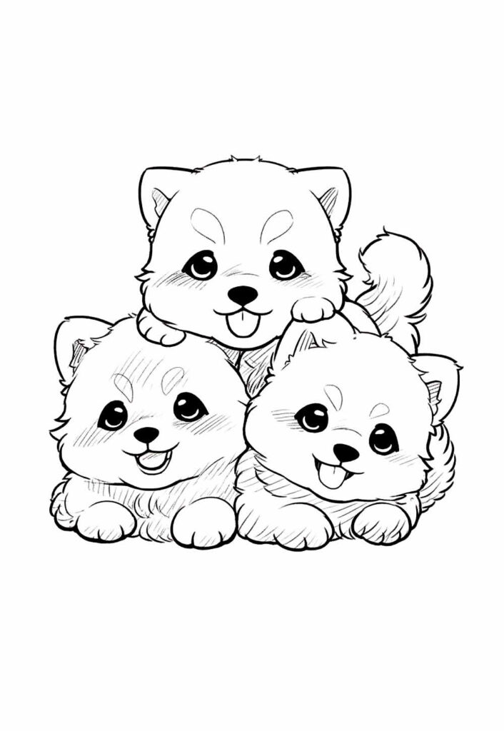 atividade infantil cachorro