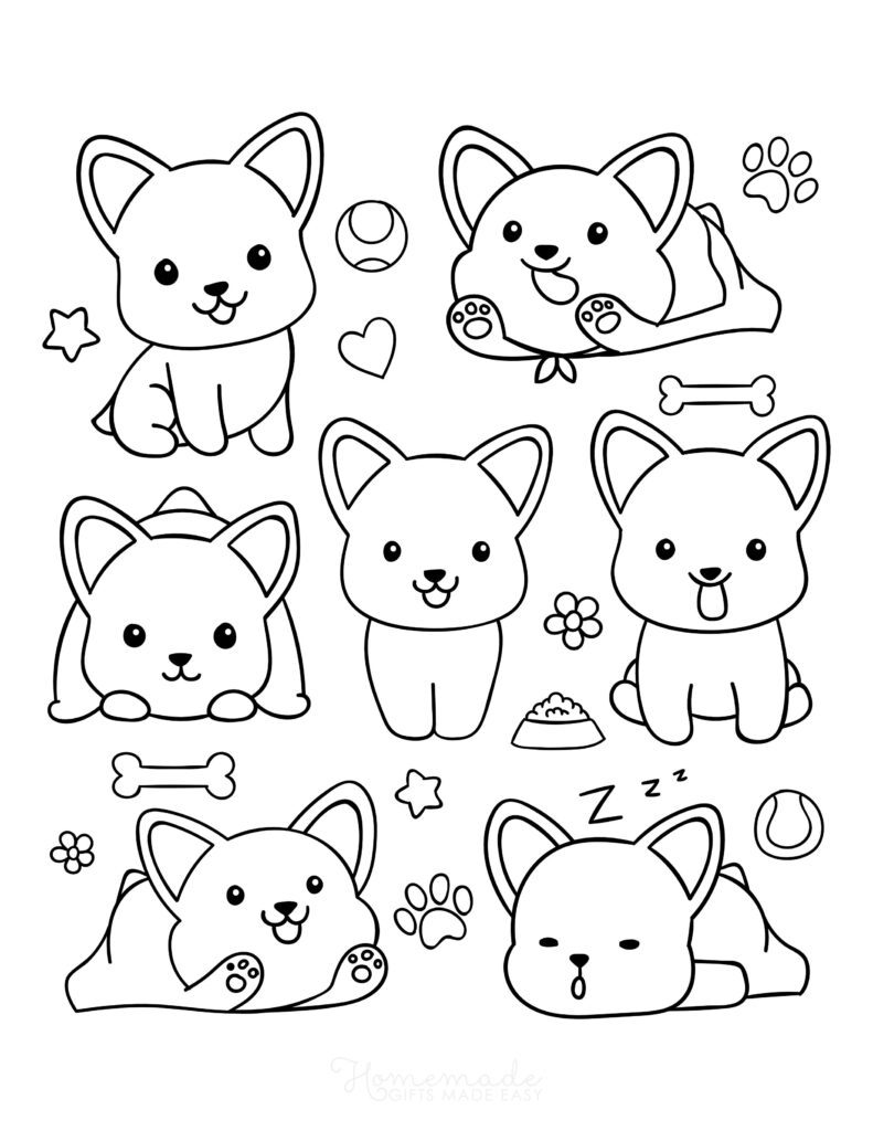 cachorro cartoon para colorir