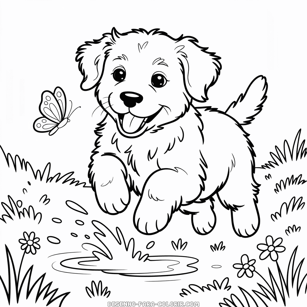 pintura de cachorro