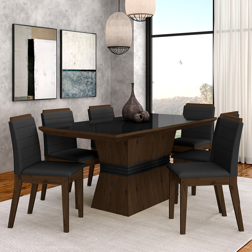 Cadeira Eames Eiffel preta