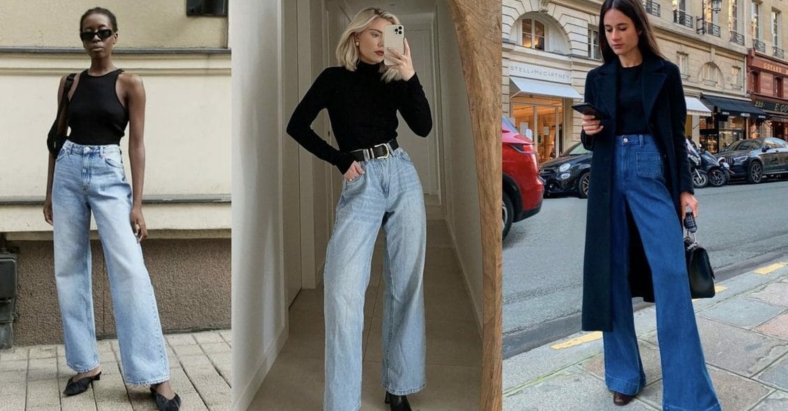 calça pantalona para shopping