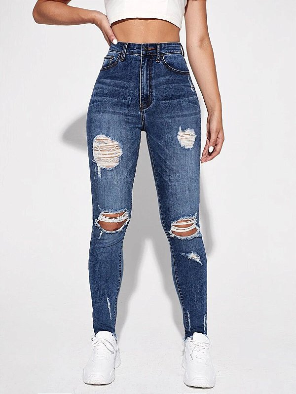 Guia Completo: Como Escolher a Calça Jeans Destroyed Perfeita para Seu Corpo