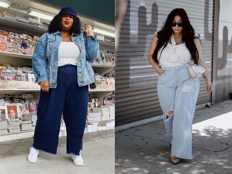 calça jeans plus size com lycra