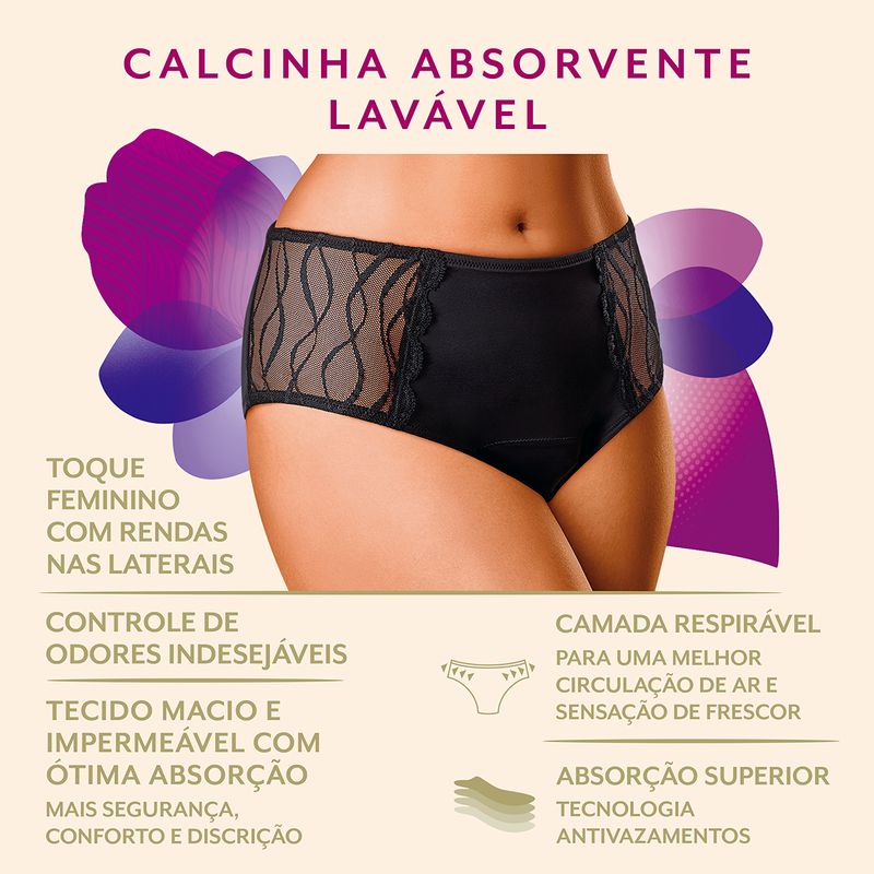 calcinha absorvente
