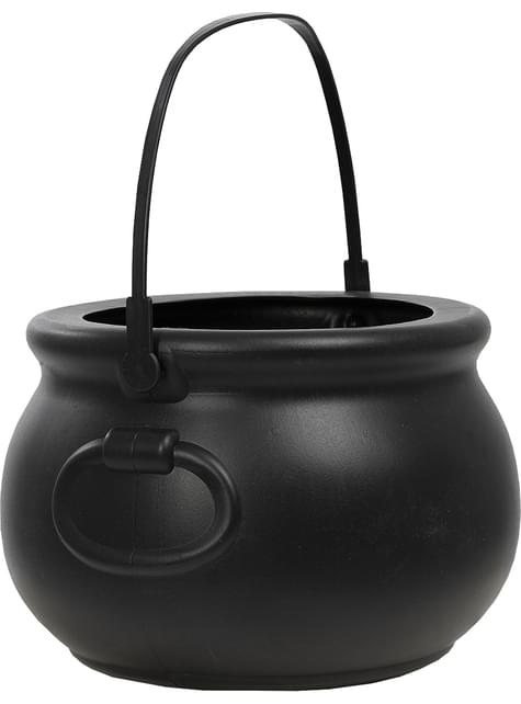 Caldeirão de bruxa de plástico