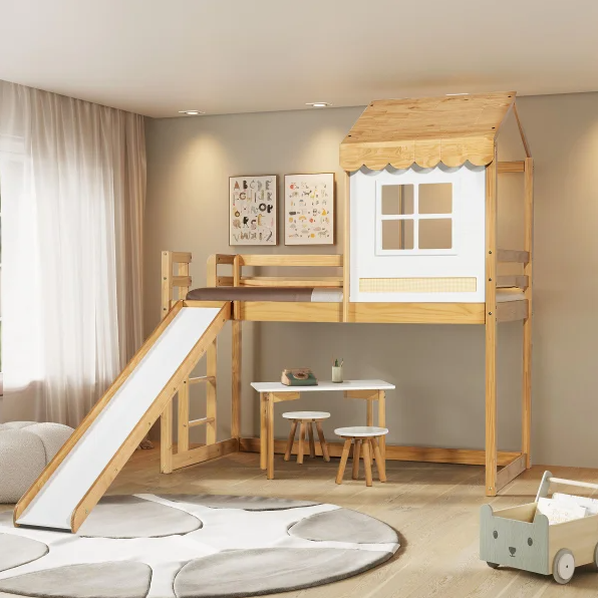 Camas Montessorianas com Escorregador: Autonomia e Diversão para os Pequenos