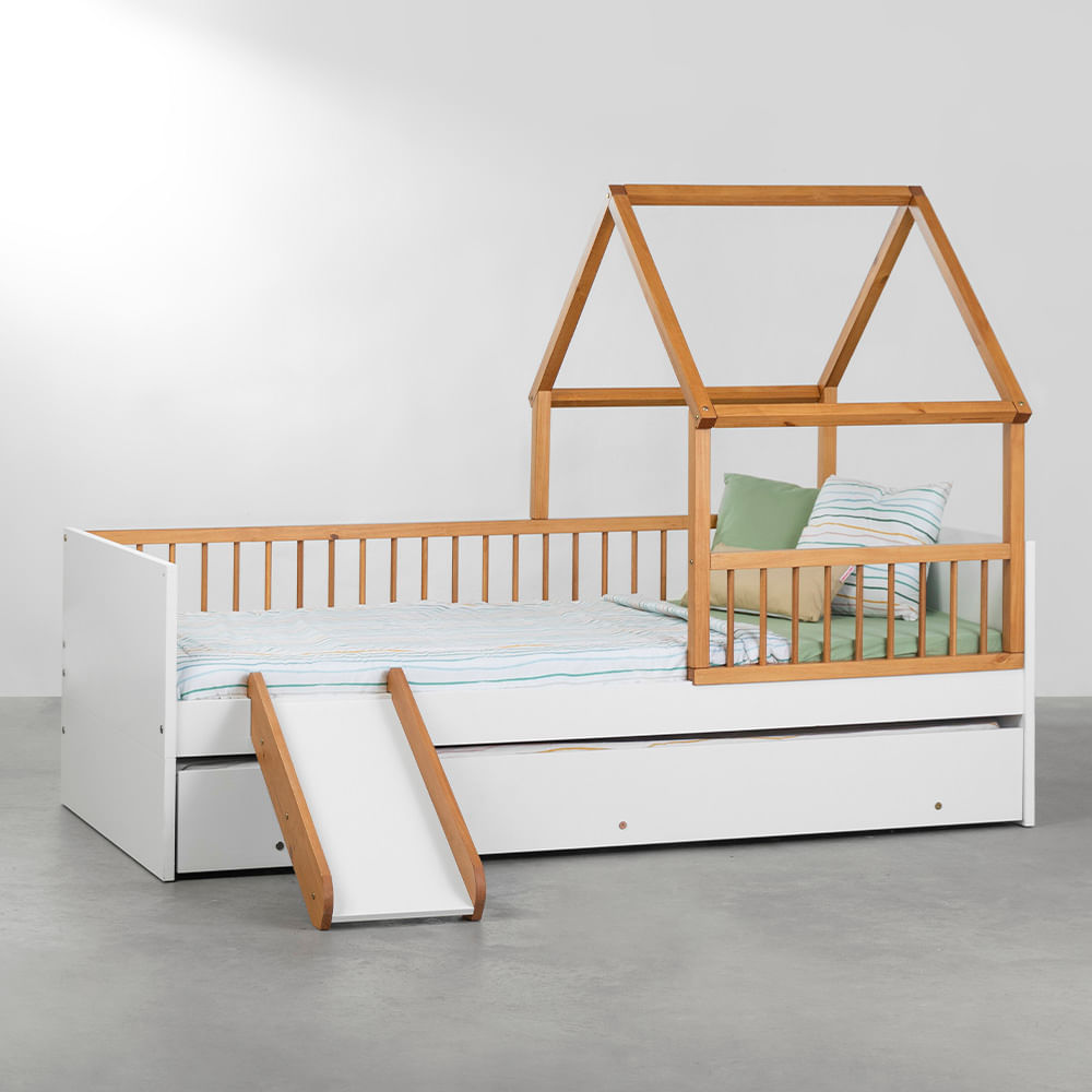 cama com escorregador