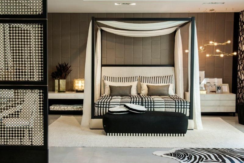 cama com mosquiteiro