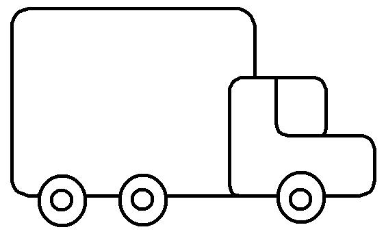 desenho de caminhão para colorir