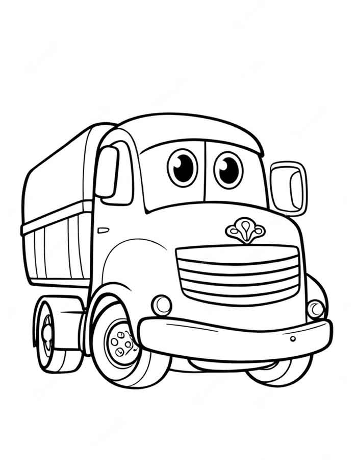 pintar caminhão infantil