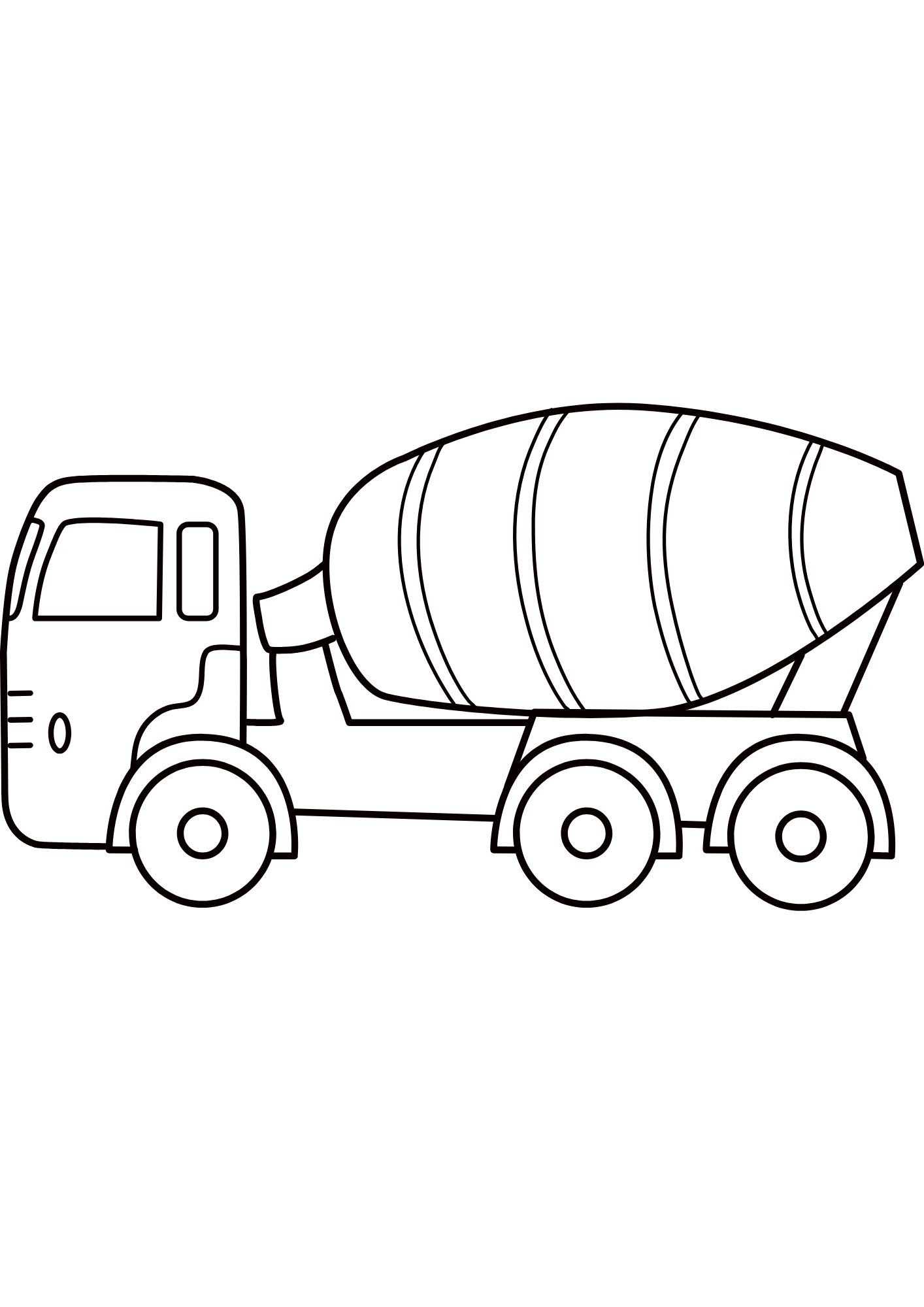 desenho de caminhão de bombeiro para colorir