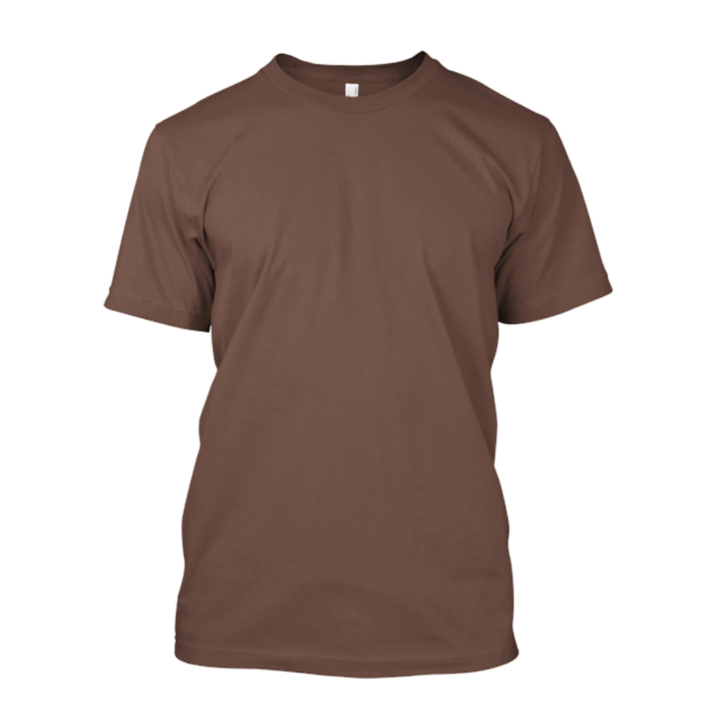 camiseta marrom estampada