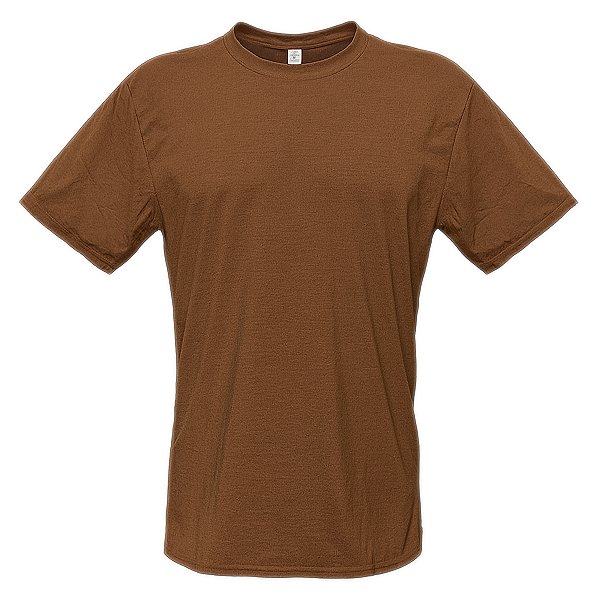 camiseta marrom feminina
