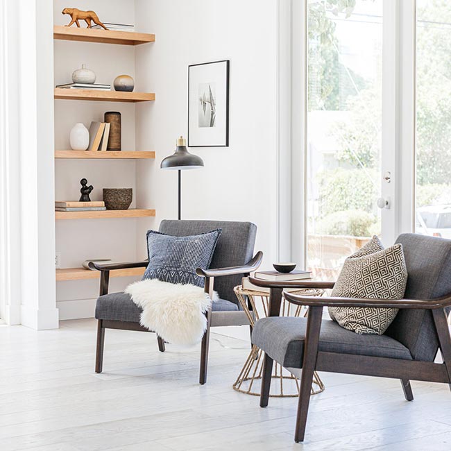 canto de leitura na sala