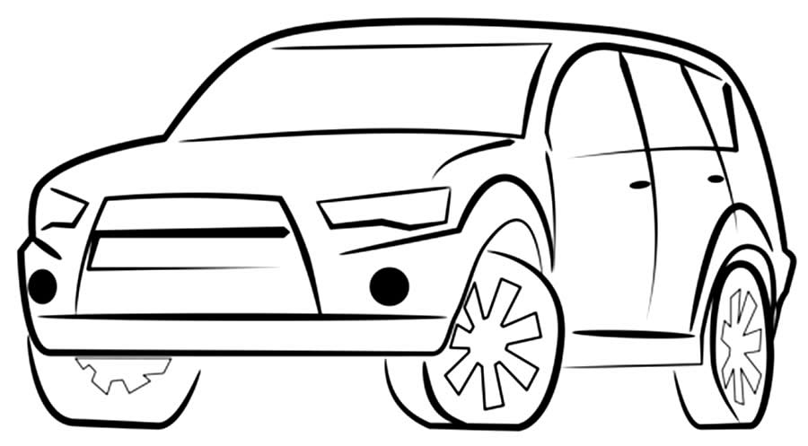 moldes de carros para desenhar