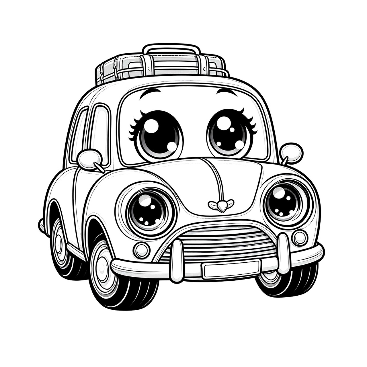 carro de polícia para colorir