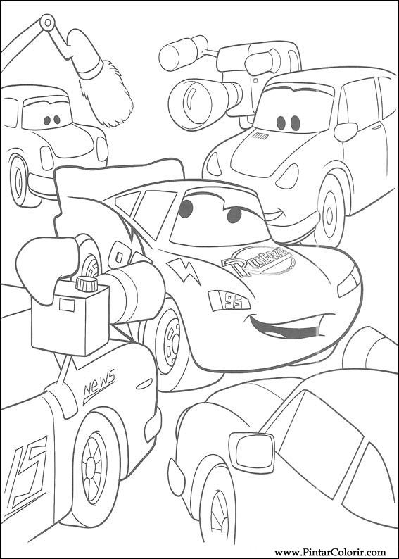carros para colorir online