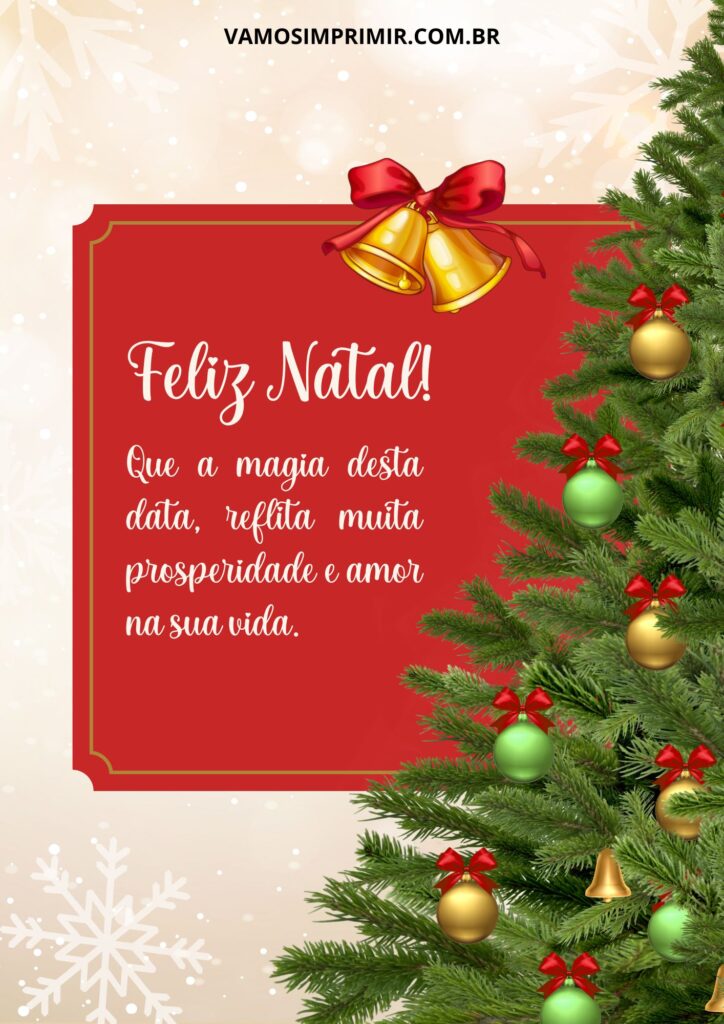 cartão de natal para imprimir grátis