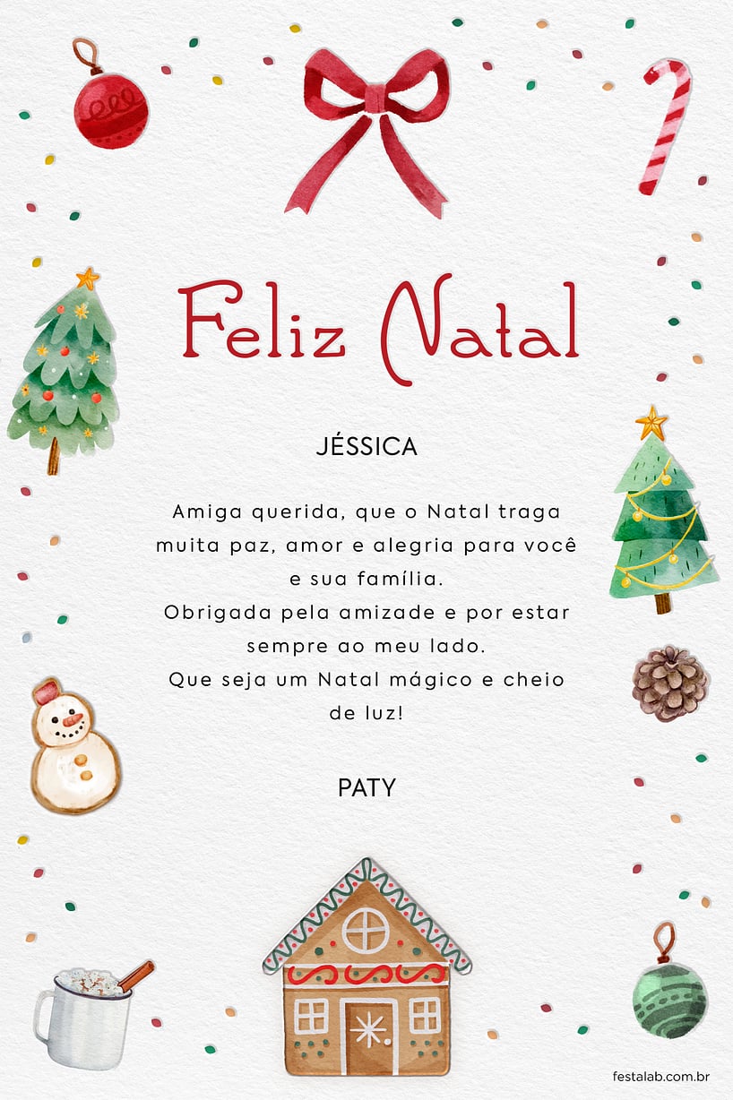 cartão de natal para colorir