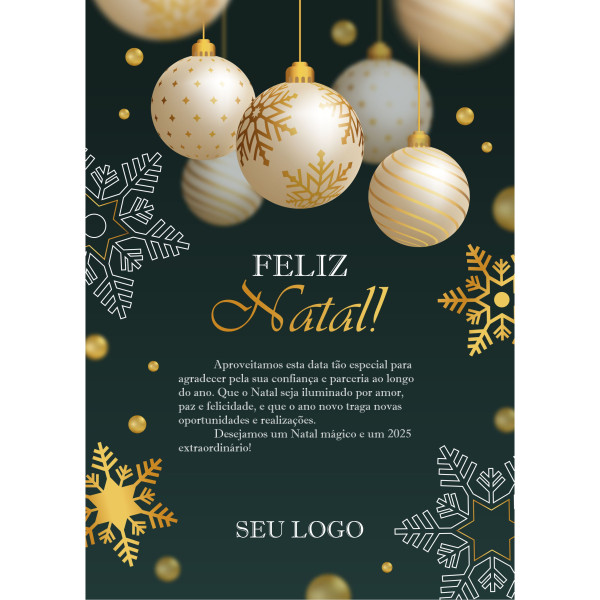 modelos de cartão de natal para editar