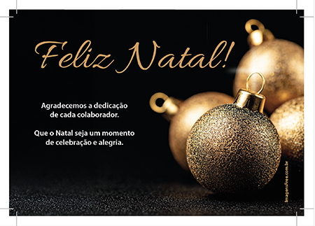 cartão de natal para colorir