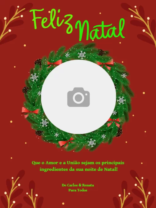 cartão de natal DIY