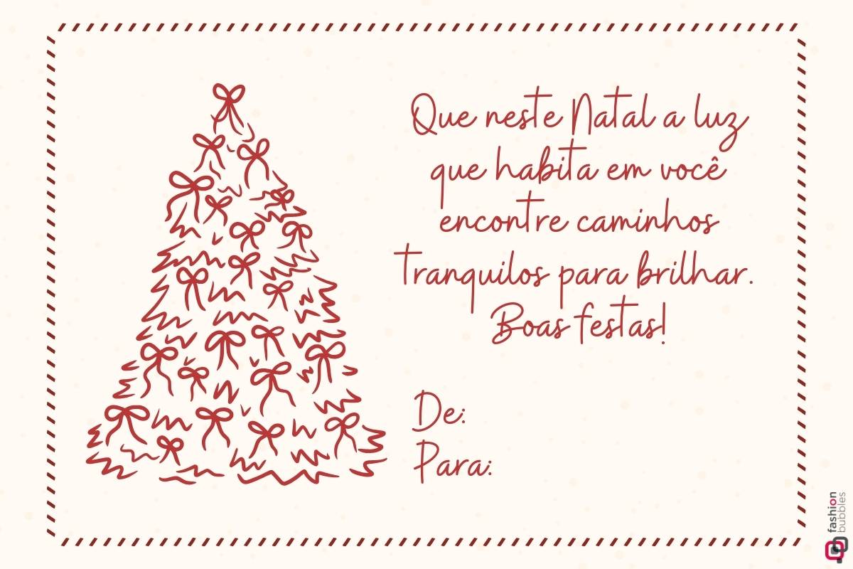 cartão de natal infantil para imprimir