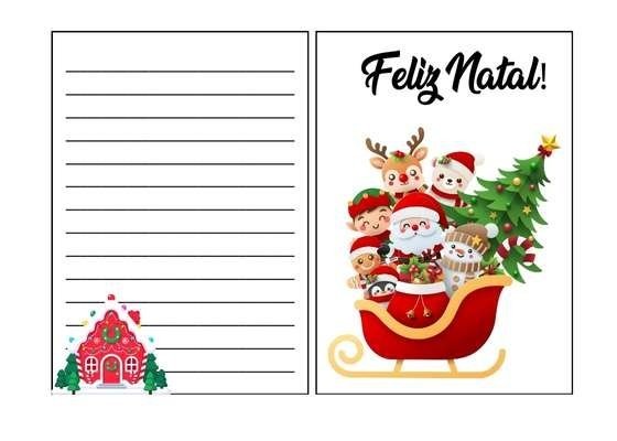 cartão de natal corporativo para imprimir
