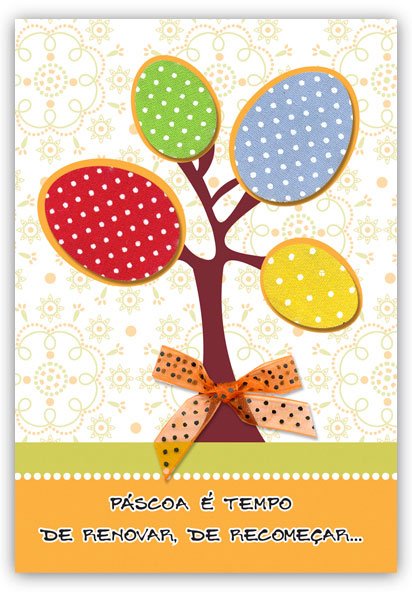 cartão de pascoa