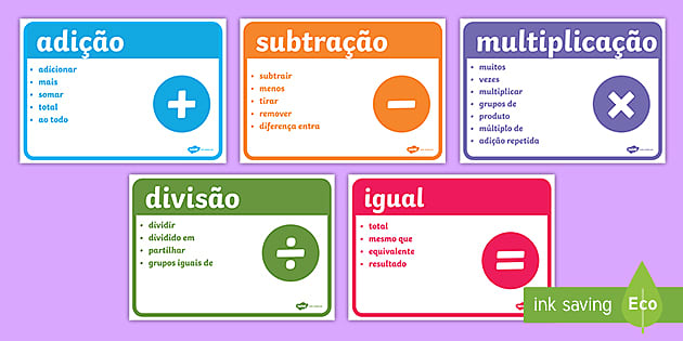 cartazes matemáticos para imprimir