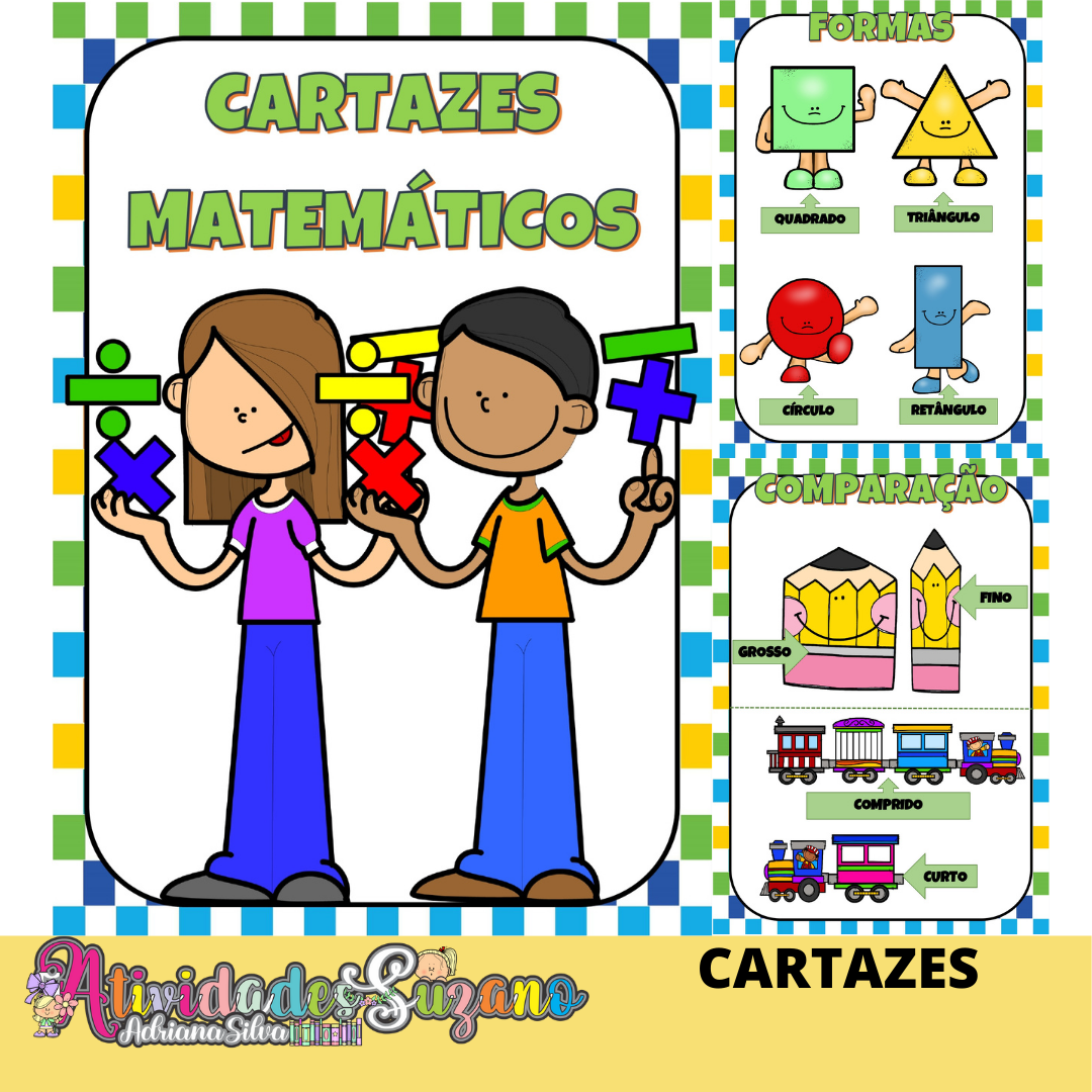 cartazes matemáticos inspiradores para decorar a sala de aula