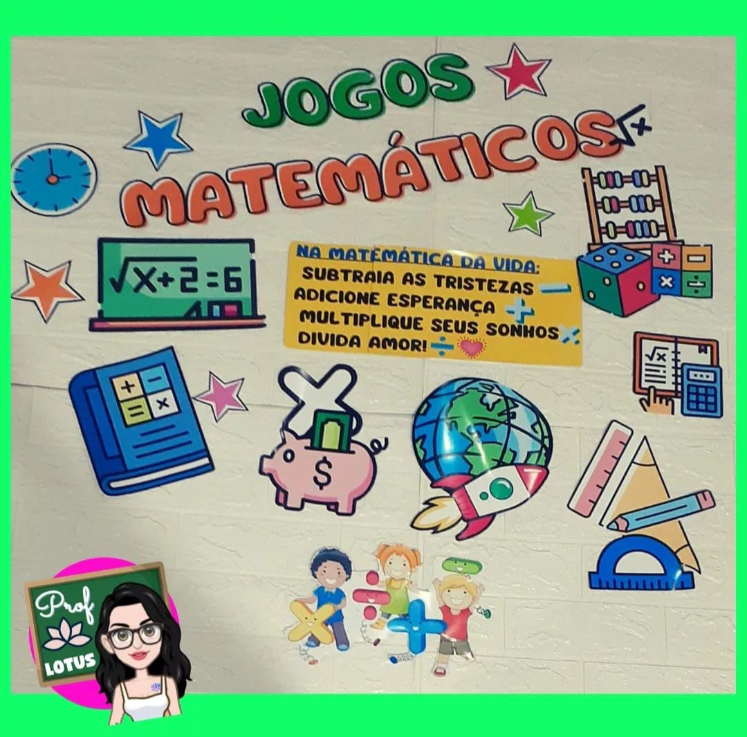 cartazes matemáticos inspiradores para decorar a sala de aula