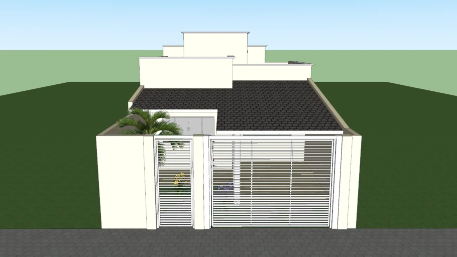 casa com garagem integrada
