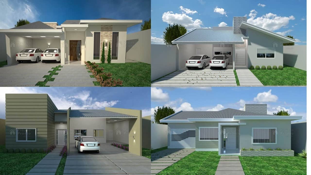 projetos de casas com varanda