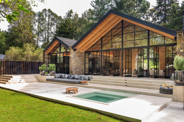 casa de fazenda moderna