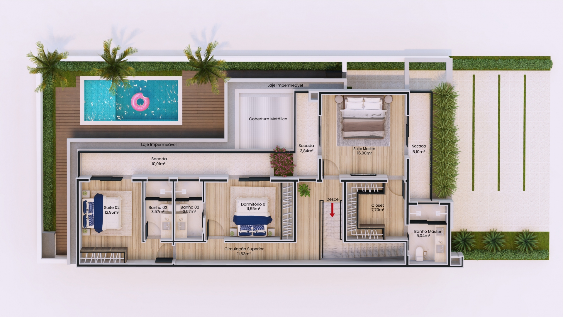 Plantas de casas em L