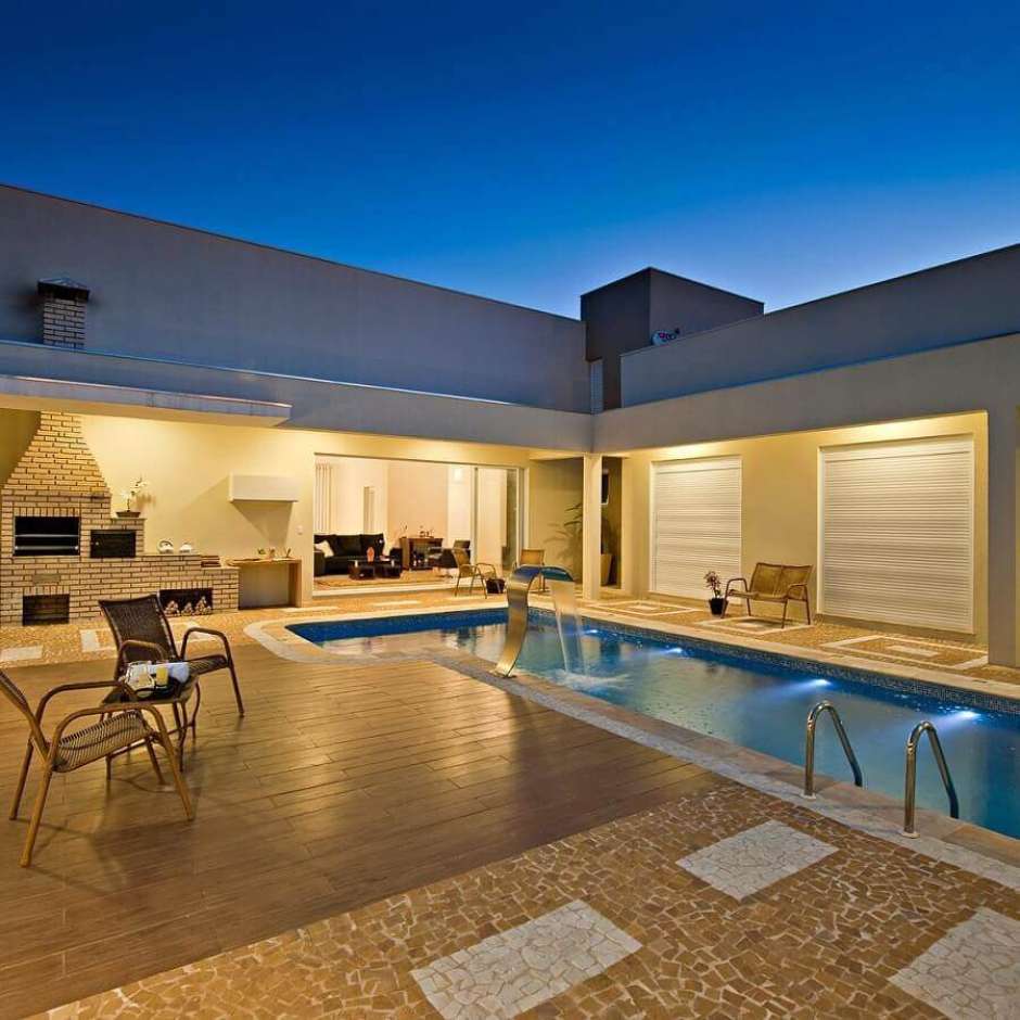 Decoração de casa em L