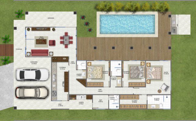 Como construir uma casa em L