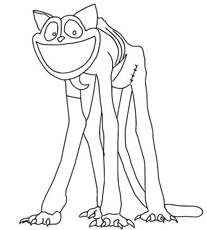 Desenho do Catnap para imprimir