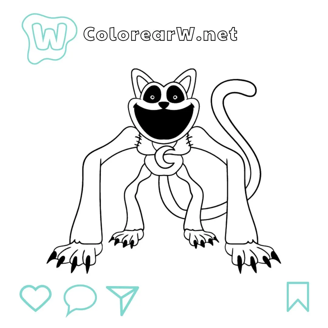 Poppy Playtime Chapter 3 coloring pages